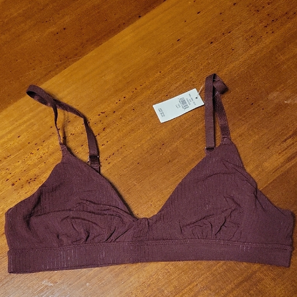 NWT Aerie Burgundy Bralette